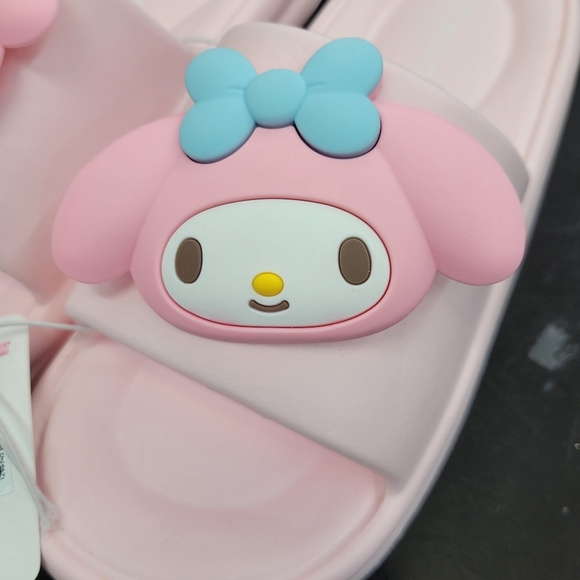 Brand New Sanrio My Melody Big Charm Slippers US 7.5 - Picture 4 of 10